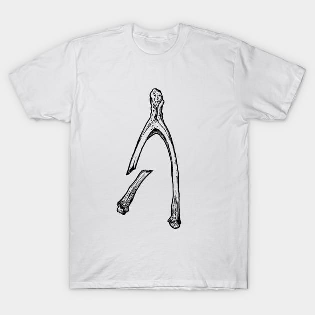 Wishbone T-Shirt by ArtbyGraves